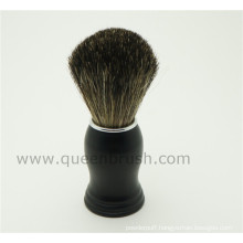 Private Label Black Handle High Quality Hair Shaving Brush
